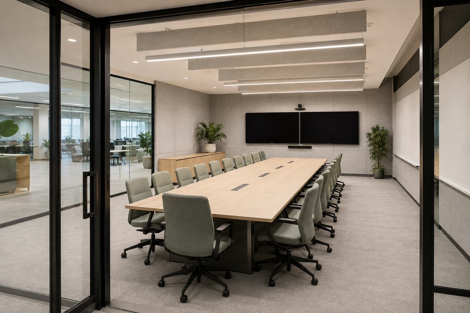 ห้องระชุมในพื้นที่ขนาดใหญ่