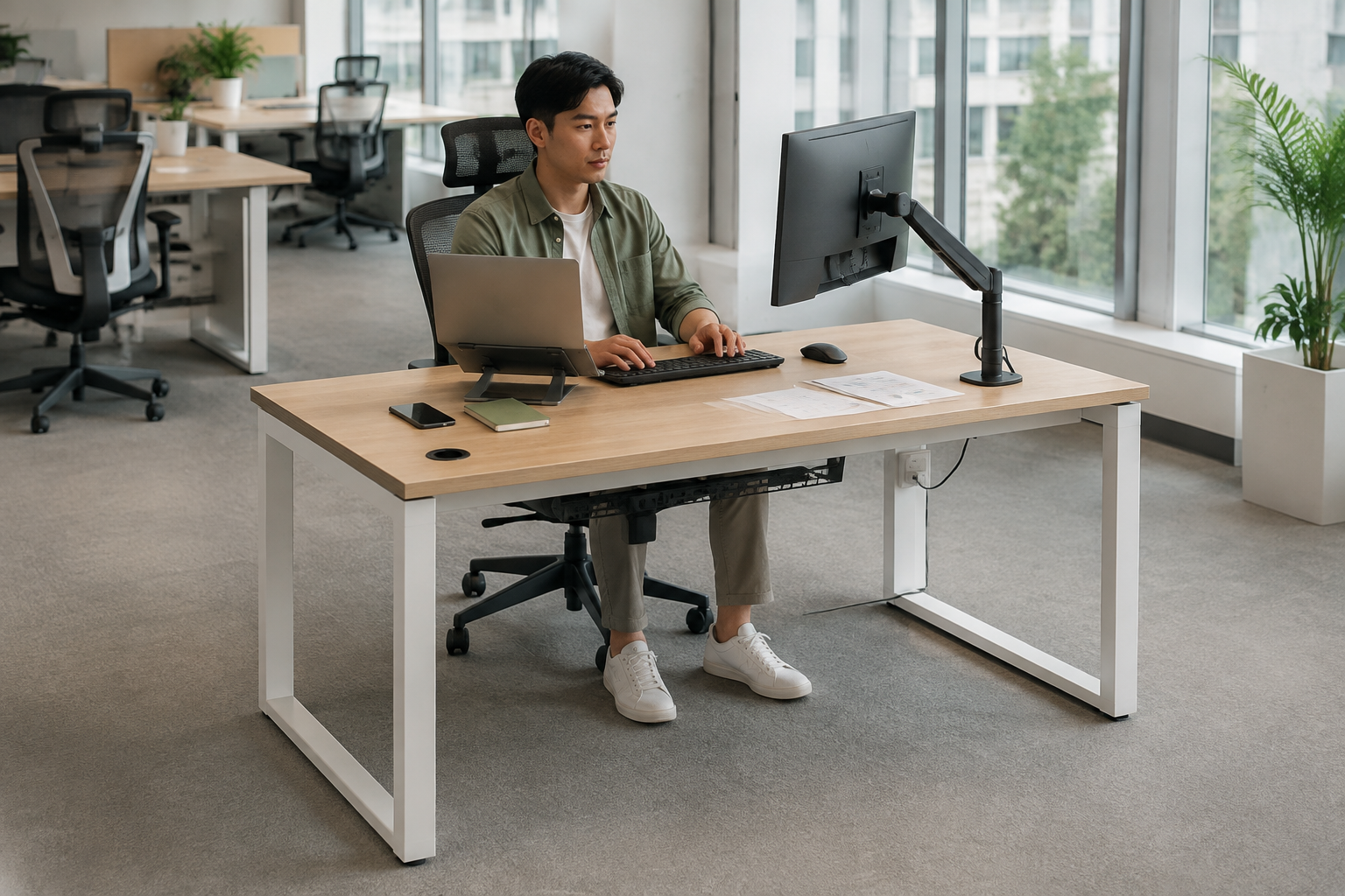 Hot desk size 04