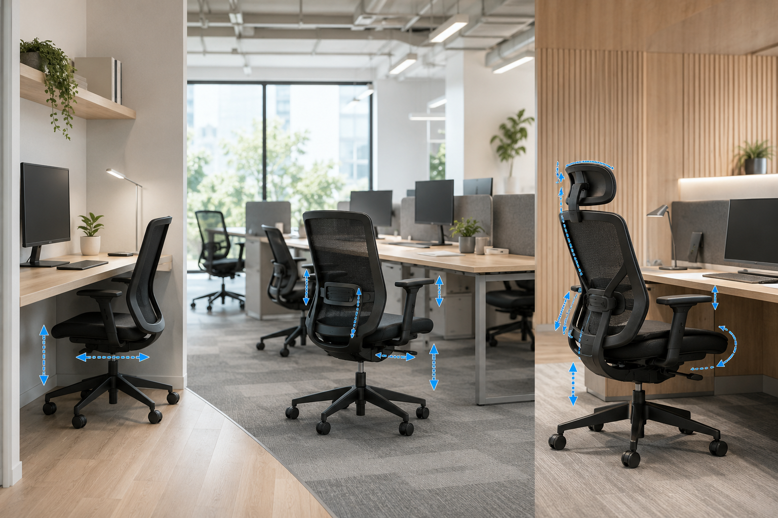 การจัดวาง Task Chair