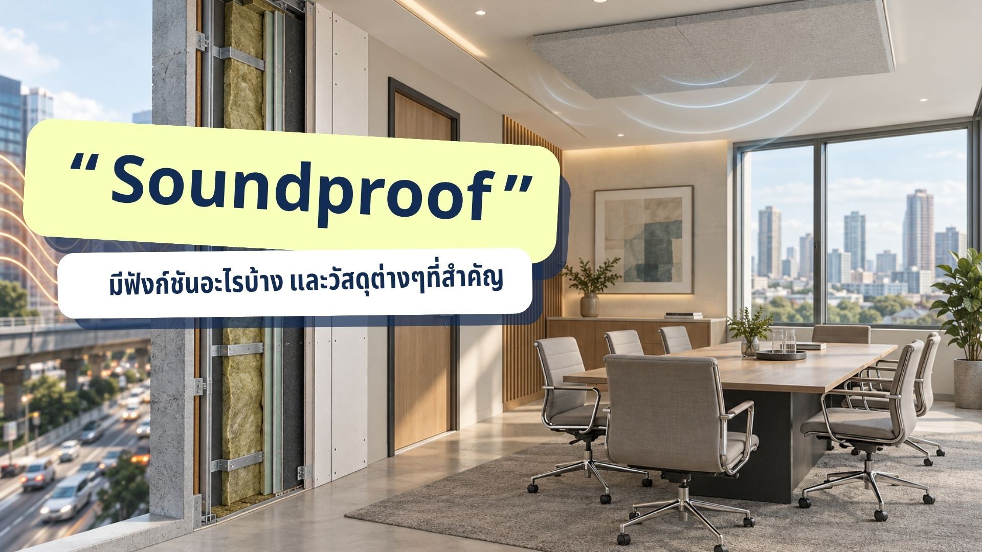 ฟังก์ชัน Soundproof