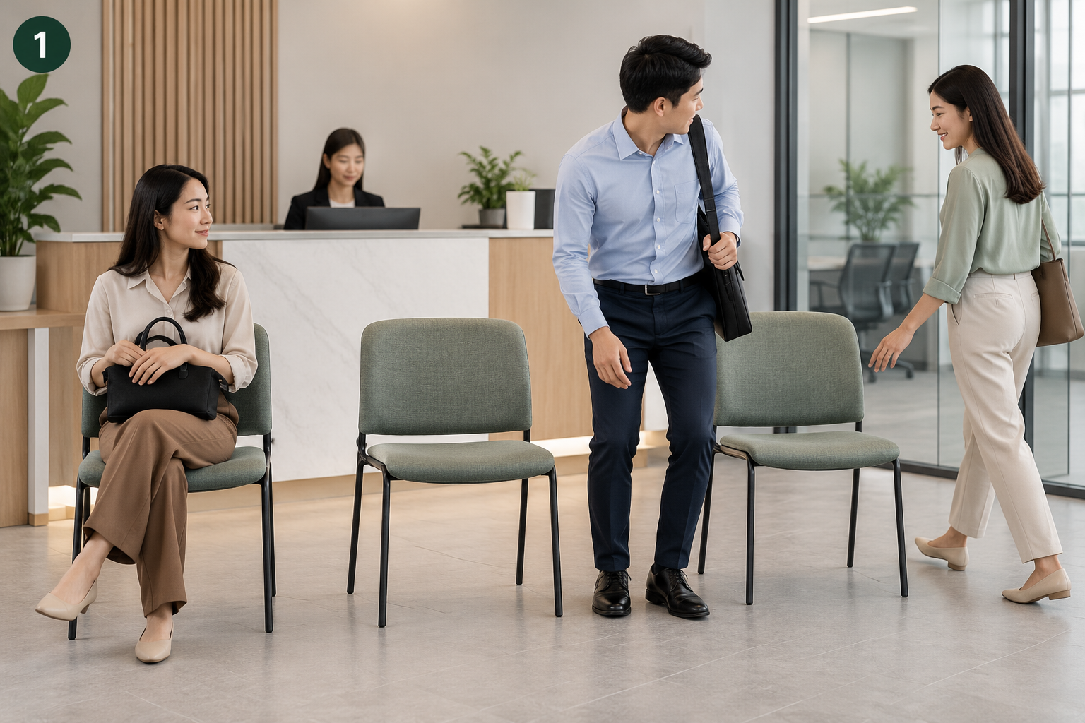 1.รองรับการนั่งรอและการเปลี่ยนผู้ใช้งาน