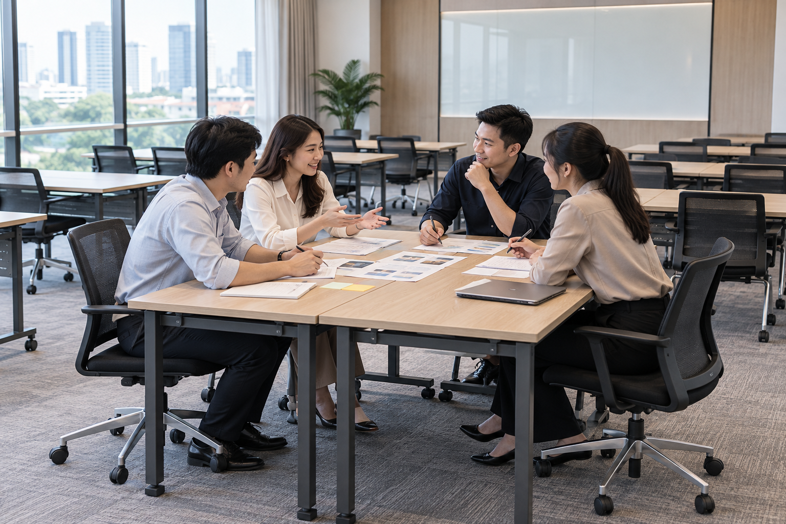 3. รองรับการเปลี่ยนจากการบรรยายเป็นกิจกรรมกลุ่ม