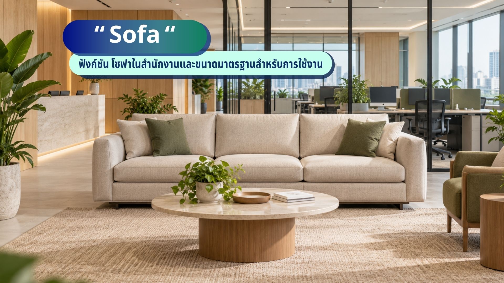 ฟังก์ชัน โซฟาในสำนักงาน